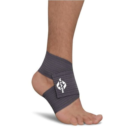 NIVIA Compression Ankle Wraps with Velcro, Ankle Sleeves, Braces or Wraps , For Compression & Circulation Available in  S | M | L  | XL & Sky BlueColor , Used for Rehabilitation & Recovery