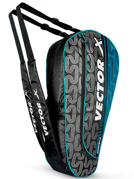 Vector X Donatello Water Resistant 4 Compartment Badminton Bag with Padded Shoulder Strap