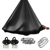 Premium Aerial Yoga hammock – Black
