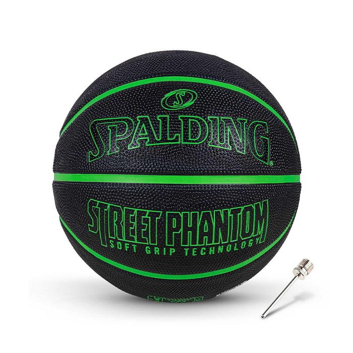 Spalding Street Phantom Rubber Basketball (Orange-Black) (Size-7)