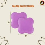 Vedam Yoga Knee Pad  (Purple set of 2 pcs)