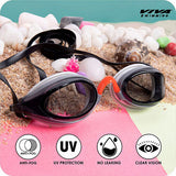 Viva Swimming Shark Fin Kids Swimming Cap & Goggles with 2 Ear Plug Kids OKEO Swimming Combo Kit