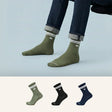 The Sock Street Sports Running Crew Socks Alpine Pack of 3