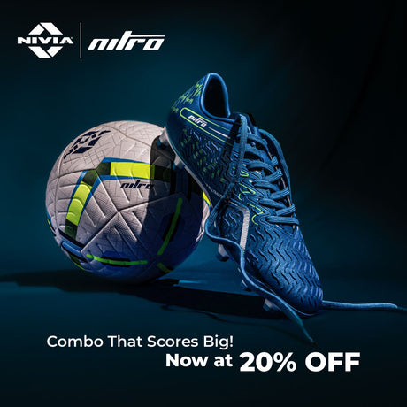 Nivia Nitro Football Studs & Ball Combo