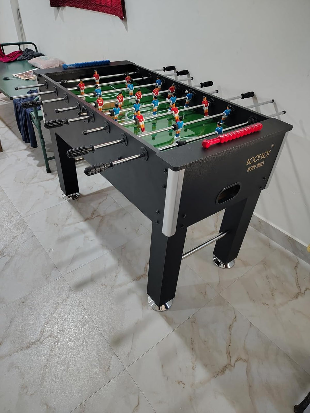Black & Green Wooden Foosball Table | Soccer Table | Kibi Sports