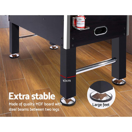 Black & Green Wooden Foosball Table | Soccer Table | Kibi Sports BB_KIBI