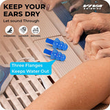 Viva Swimming Combo-704 Senior Kit- Swim Goggles, Caps and Ear plug Combo Set With Case Set- Silicone Non-Slip Material, Anti-Fog, UV Protection For Adults, Boys, Men