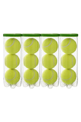 STAG GLOBAL Prince Play 1 ITF & USTA Approved Low Compression Tennis Ball - Pack of 12 (Yellow)