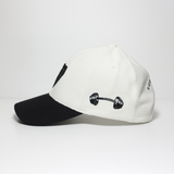 SOULCAP – Premium Dri-Fit Adjustable Baseball Cap (White/Black)