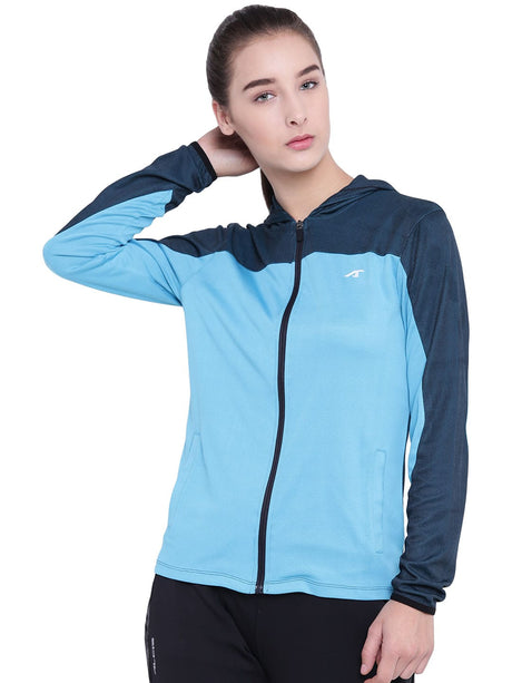 Women Solid Navy Jackets | Alcis