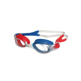 Viva Swimming USA Country Color 3D Ergonomic Design|UV Protection, Anti Fog, Leak-Proof Goggle with Adjustable Straps & Nose Clip|Professional Swimming Goggles for Kids, Men & Women with Protection Case Kit