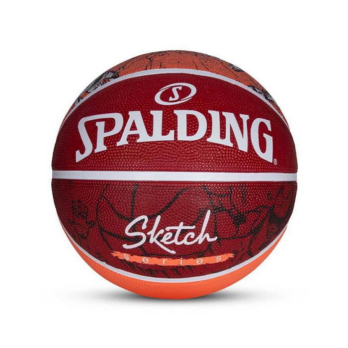 Spalding Sketch Crack Ball 84380Z, Unisex, Basketball, Blue, 7, blue
