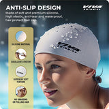 Viva Swimming Combo 614 Senior Kit- Swim Goggles, Caps and Ear plug Combo Set With Case Set- Silicone Non-Slip Material, Anti-Fog, UV Protection For Adults, Boys, Men