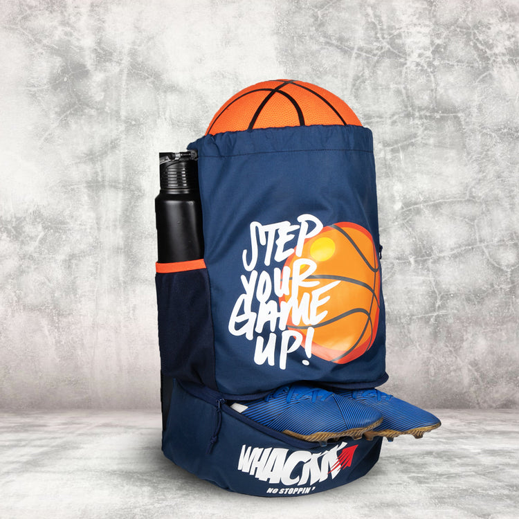 Blitz Blue Soccer|Football Equipment Bags|Basketball Volleyball Throwball Drawstring Backpack Bags|Shoes Mobile Bottle Holder Pocket|Sports Men Boys Bag|Dori Backpack |Gym Bag|Kitbag Kit Bag