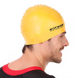 Viva Swimming Silicone Swimming Cap Unisex Soft Waterproof Swimming Pool Head Cap Water Sports Long Hair for Children Kids Boys Girls of All Age (Universal Size, Multicolour)