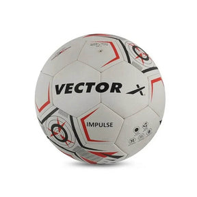 Vector X 32 Panel Impulse Rubberised Thermo Fused Indoor/Outdoor Football with Butyl Bladder, Suitable for Match and Training for Adults 15+ Years + Free Air Needle