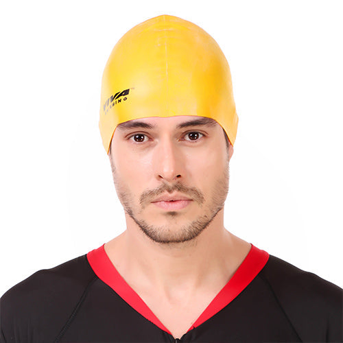Viva Swimming Silicone Swimming Cap Unisex Soft Waterproof Swimming Pool Head Cap Water Sports Long Hair for Children Kids Boys Girls of All Age (Universal Size, Multicolour)