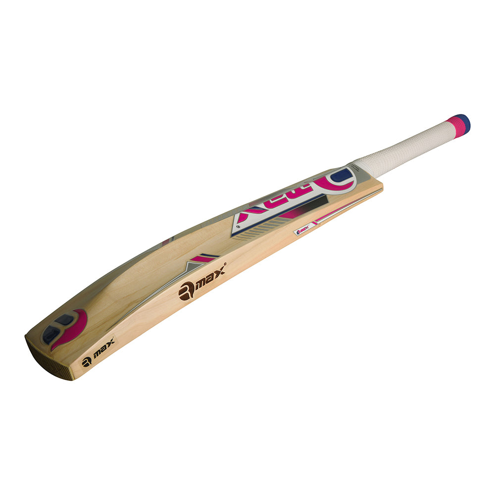 RMax Kashmir Willow Elite Leather & Tennis Ball Cricket Bat with Bat Cover | Kibi Sports
