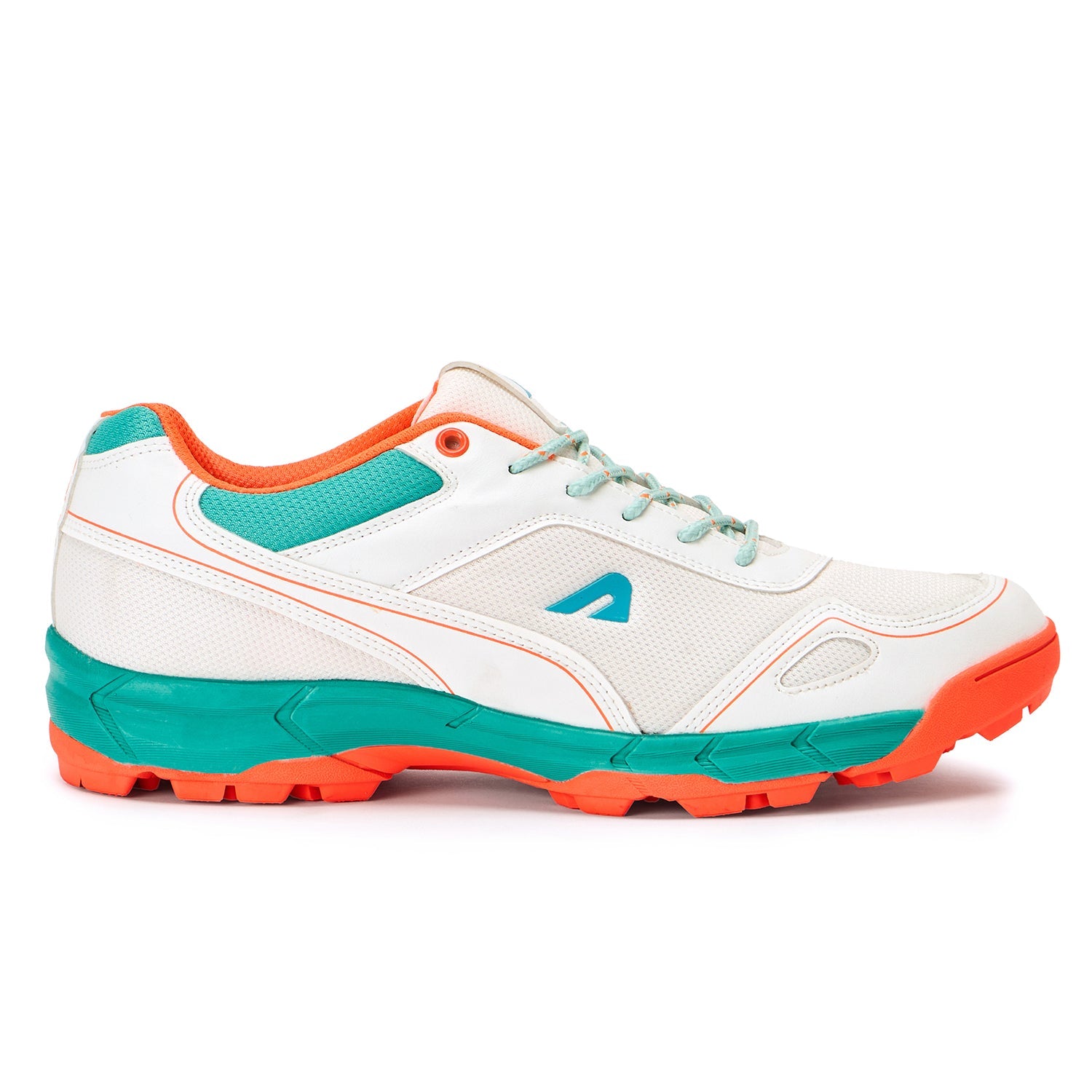 TurfPro Cricket Shoes - Mint-Orange