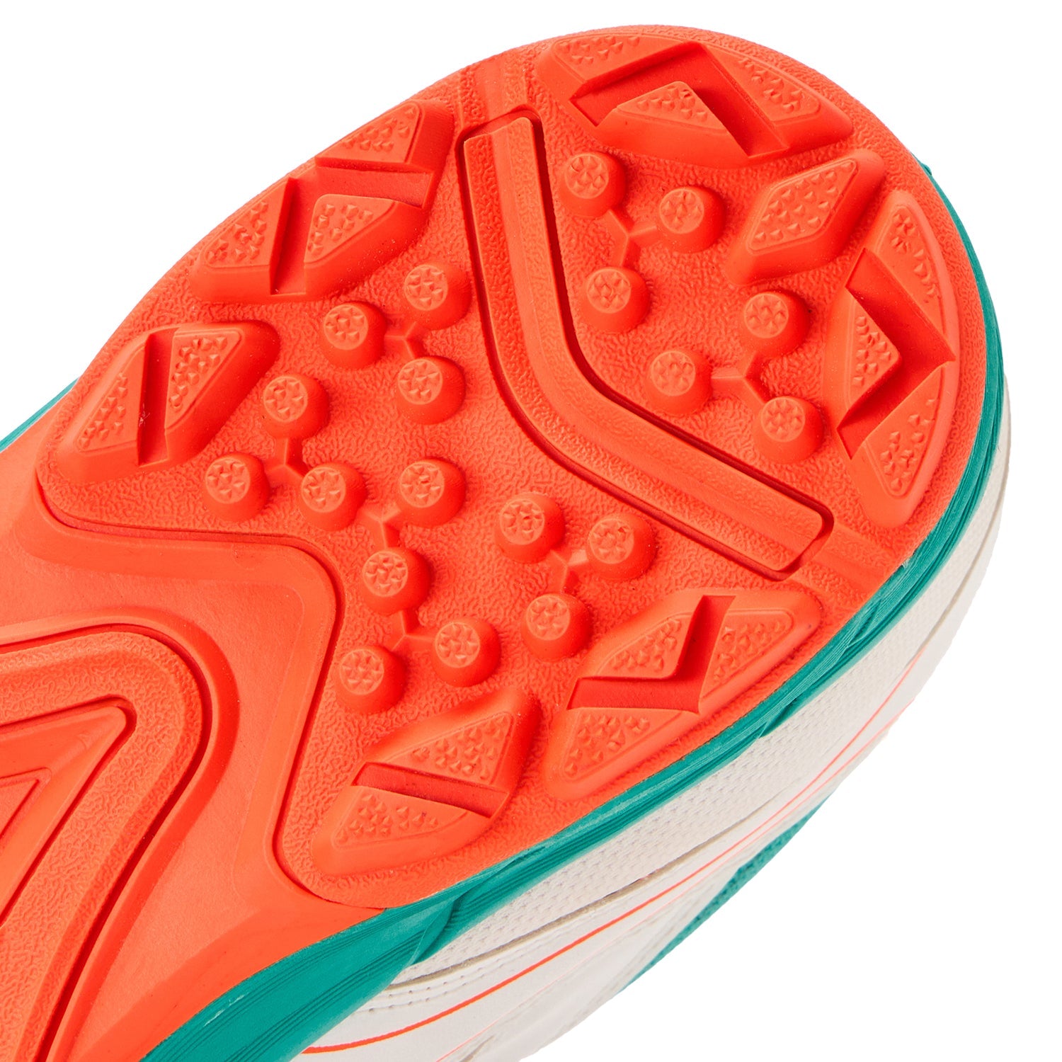 TurfPro Cricket Shoes - Mint-Orange