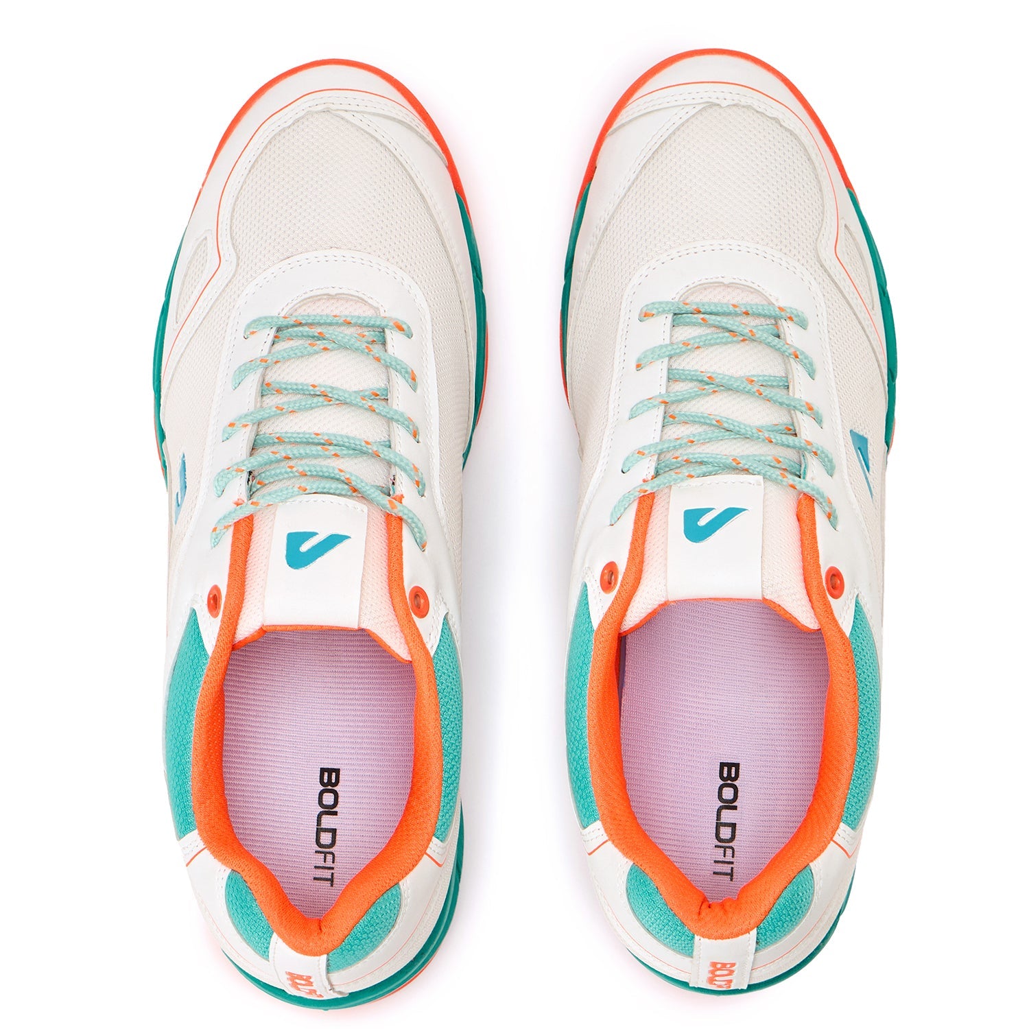 TurfPro Cricket Shoes - Mint-Orange