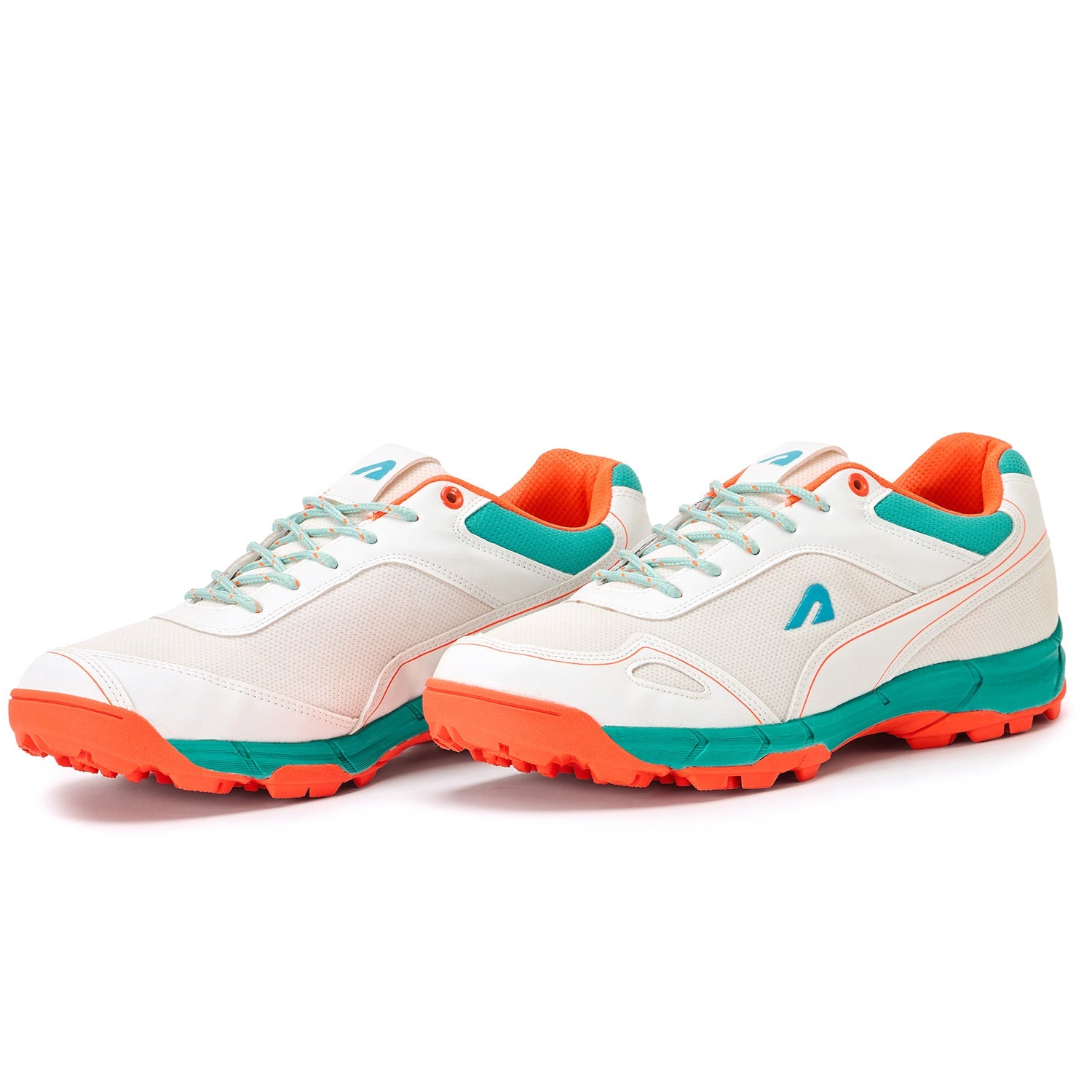 TurfPro Cricket Shoes - Mint-Orange