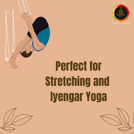 Vedam Iyengar Yoga Wall Ropes (Set of 4 Long Ropes with two 8ft long and two 6ft long) | Industrial