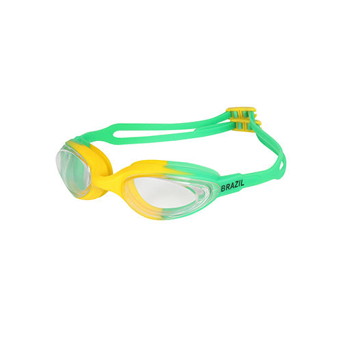 Viva Swimming USA Country Color 3D Ergonomic Design|UV Protection, Anti Fog, Leak-Proof Goggle with Adjustable Straps & Nose Clip|Professional Swimming Goggles for Kids, Men & Women with Protection Case Kit