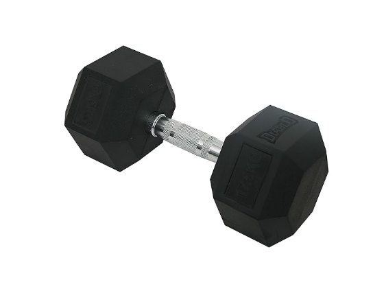 Diablo Hex Rubber Coated Hexagonal Dumbbells | Kibi Sports