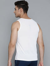 Alcis Men White Pure Cotton Typography Printed T-shirt