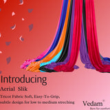 Premium 12 mtr Aerial Yoga hammock – Red