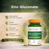 Zinc Gluconate 17mg Immunity, Metabolism & Skin Support
