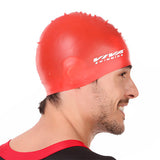 Viva Swimming Silicone Swimming Cap Unisex Soft Waterproof Swimming Pool Head Cap Water Sports Long Hair for Children Kids Boys Girls of All Age (Universal Size, Multicolour)