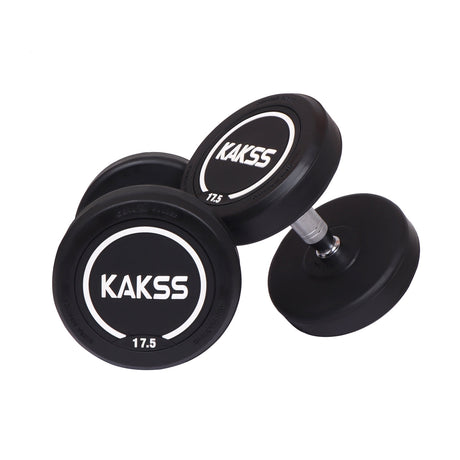 KAKSS Rubber Coated Professional Round Dumbbells (Set Of 2pc) | Kakss Exporters (Kakss Fitness)