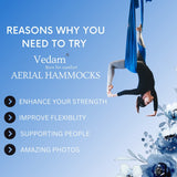 Premium 12 mtr Aerial Yoga hammock – Royal Blue