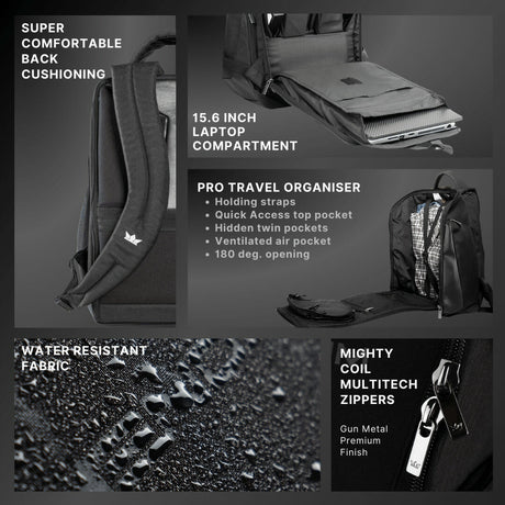 Phenom - 35 litres,  Anti Theft Laptop backpack (15.6 inch laptops)