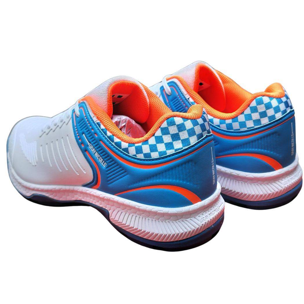 Gray Nicolls Volt Xw Pro Rubber White Royal Blue Cricket Shoes