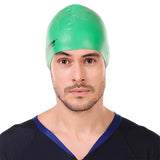Viva Swimming Silicone Swimming Cap Unisex Soft Waterproof Swimming Pool Head Cap Water Sports Long Hair for Children Kids Boys Girls of All Age (Universal Size, Multicolour)