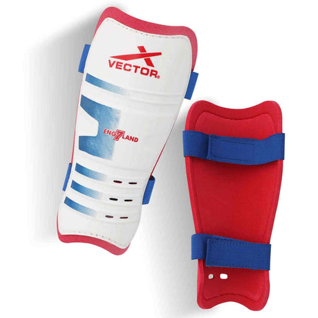 Vector X England Soccer Studs Shin Guard Football