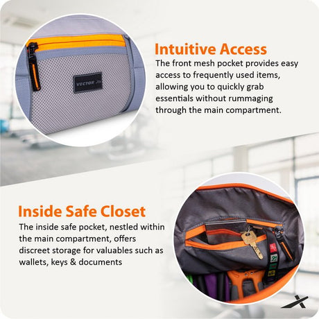 Vector X Tone UP Workout Bag for Sports, Unisex Sports Carry Bag, Adjustable Shoulder Gym Bag and Weekend Travel Bag