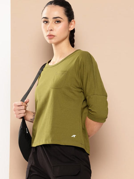 ALCIS WOMENS CHEST PRINT TEE