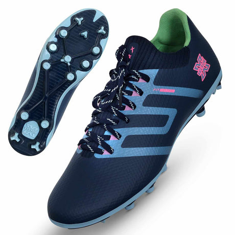 Vector X Maestro 3D Texture TPU Fusing Upper with TPU Sole, Primeknit Sock for Grip, Soccer Football Studs,Durbale, Lightweight