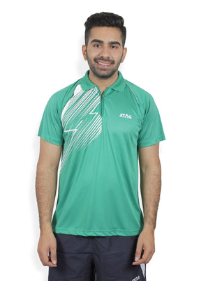 STAG GLOBAL Printex Men's Athletic Fit Polo T-Shirt | Solid Sportswear for Active & Casual Use