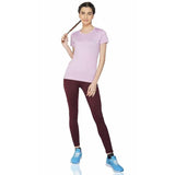 Vector X OGT-107 Girls Round Neck 4-Way Stretch T-Shirt(Orchid-Pink-XXL)