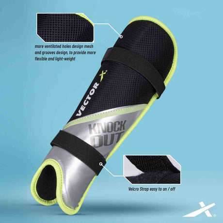 Vector X  Knock Out Hockey Shin Guard