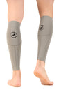 Nylon Compression Calf Sleeves (Light Grey)
