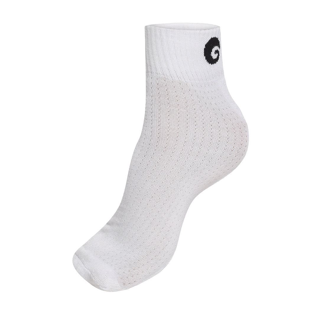 Performance Socks White Grey Black Ankle Size Pack of 3