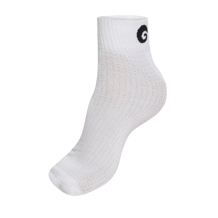 Performance Socks White Grey Black Ankle Size Pack of 3