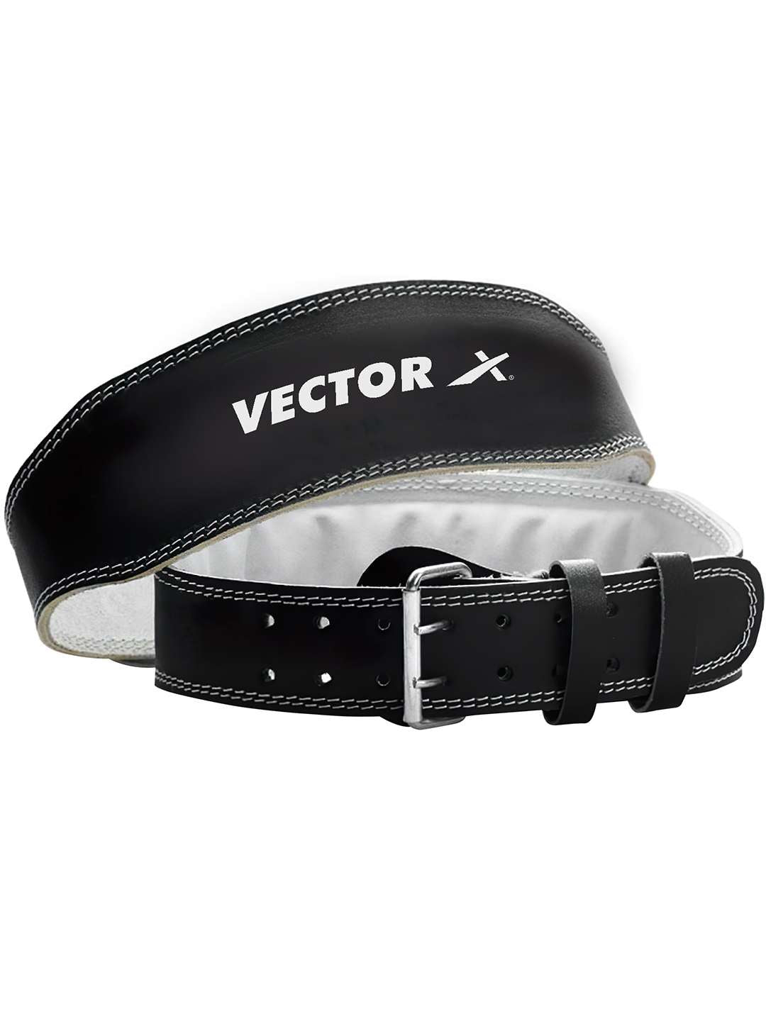 Vector X Power 2.5 Layer Premium Super Weight Lifting Belt for Men and Women | Body Fitness Gym Back Support Weightlifting Belt | Unisex | Adjustable Buckle | Power Training Gym Equipment