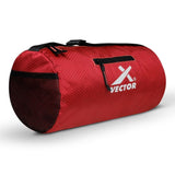 Vector X Attacker Polyester Gym Bag|Shoulder Bag|Sports Bag|Sports & Travel Bag|Duffle Bags for Men & Women|Exercise and Fitness|Black | Capacity - 20 Liter